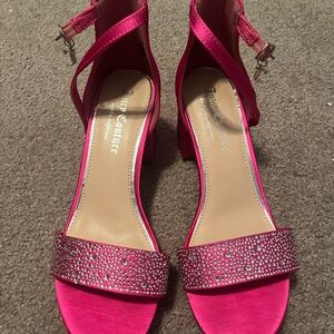 Juicy Couture Pink High Heel Sandals